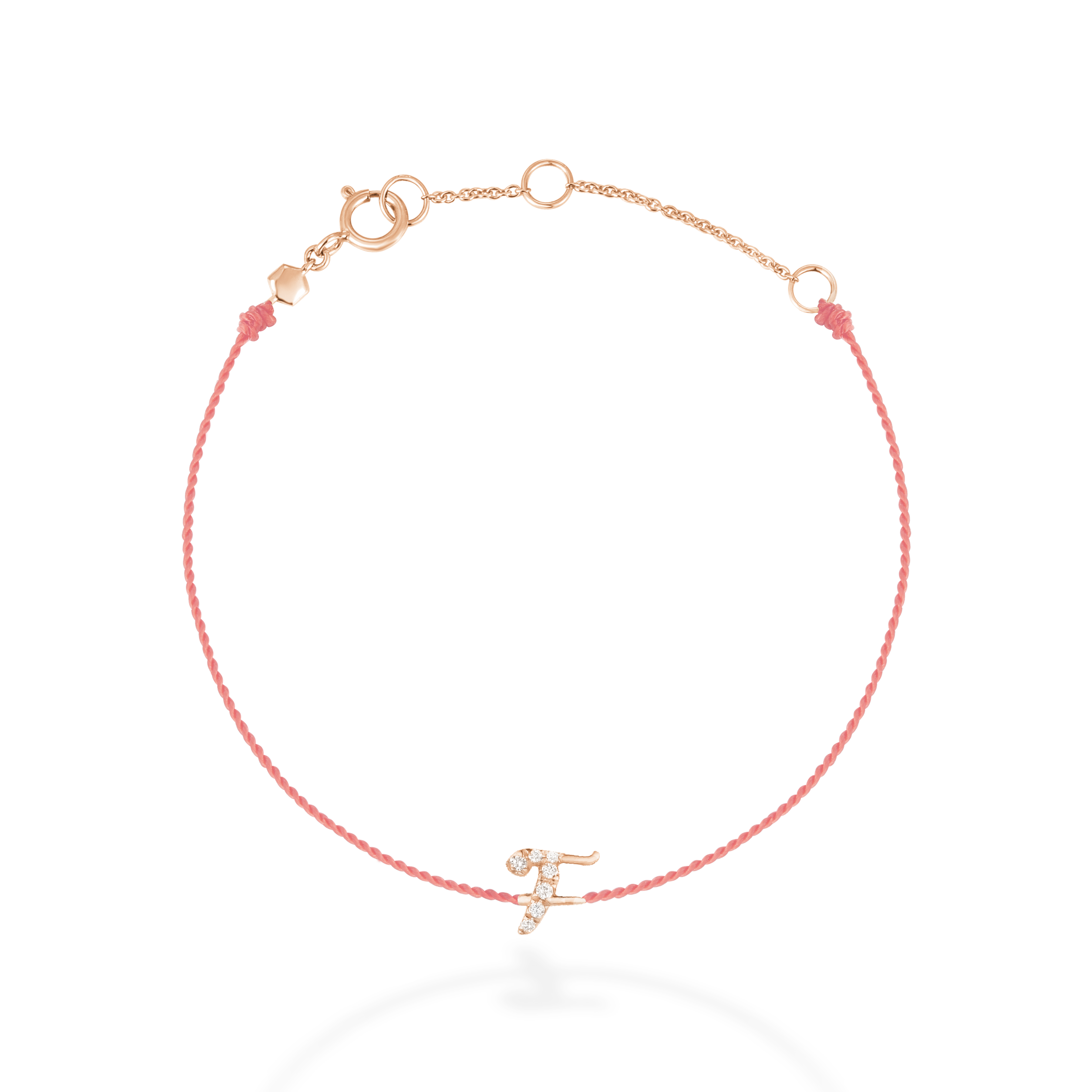 "F" string bracelet